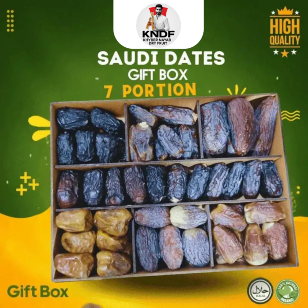 Premium Dates in Wooden Gift Box - 7 Portions
