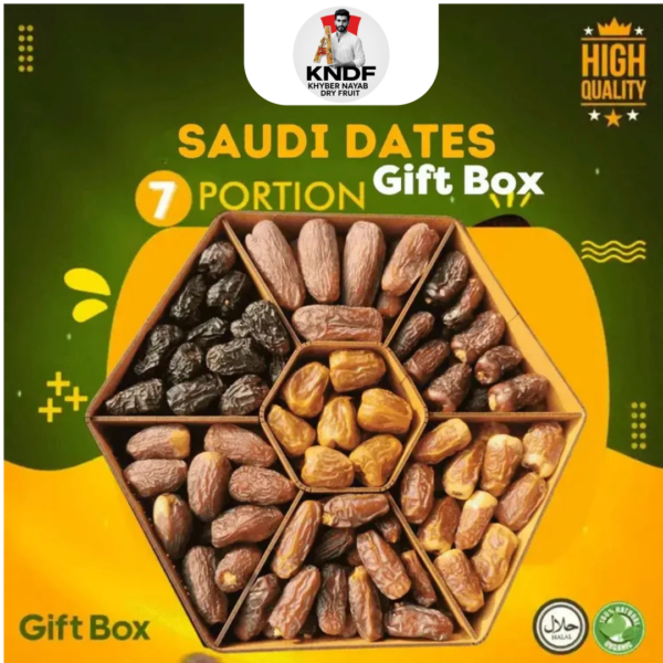 Saudi Dates Khajoor Gift Box - 7 Portion