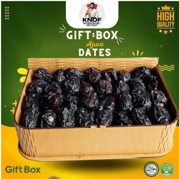 Ajwa Dates in a 1kg Wooden Gift Box
