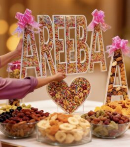 Wooden Customized Alphabet Premium Quality Gift Pack