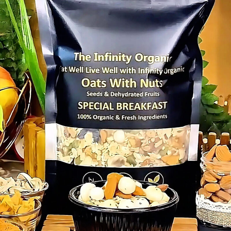 Oats with nuts