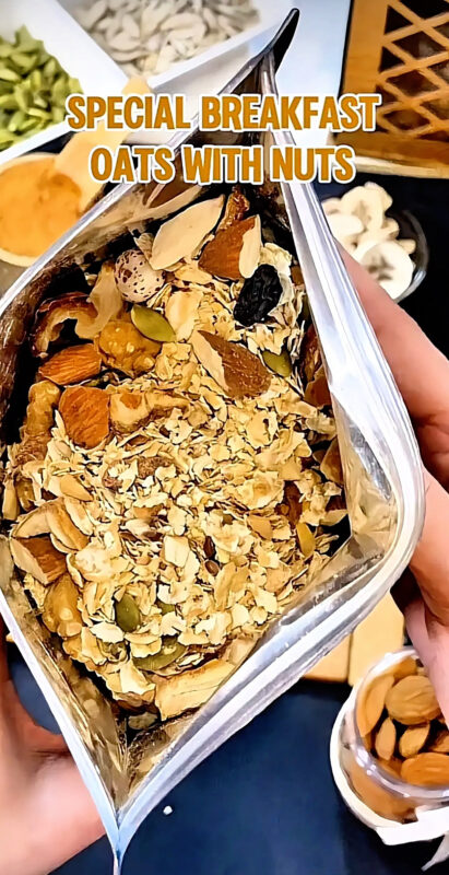 oats with nuts